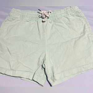 Light Blue Drawstring Shorts